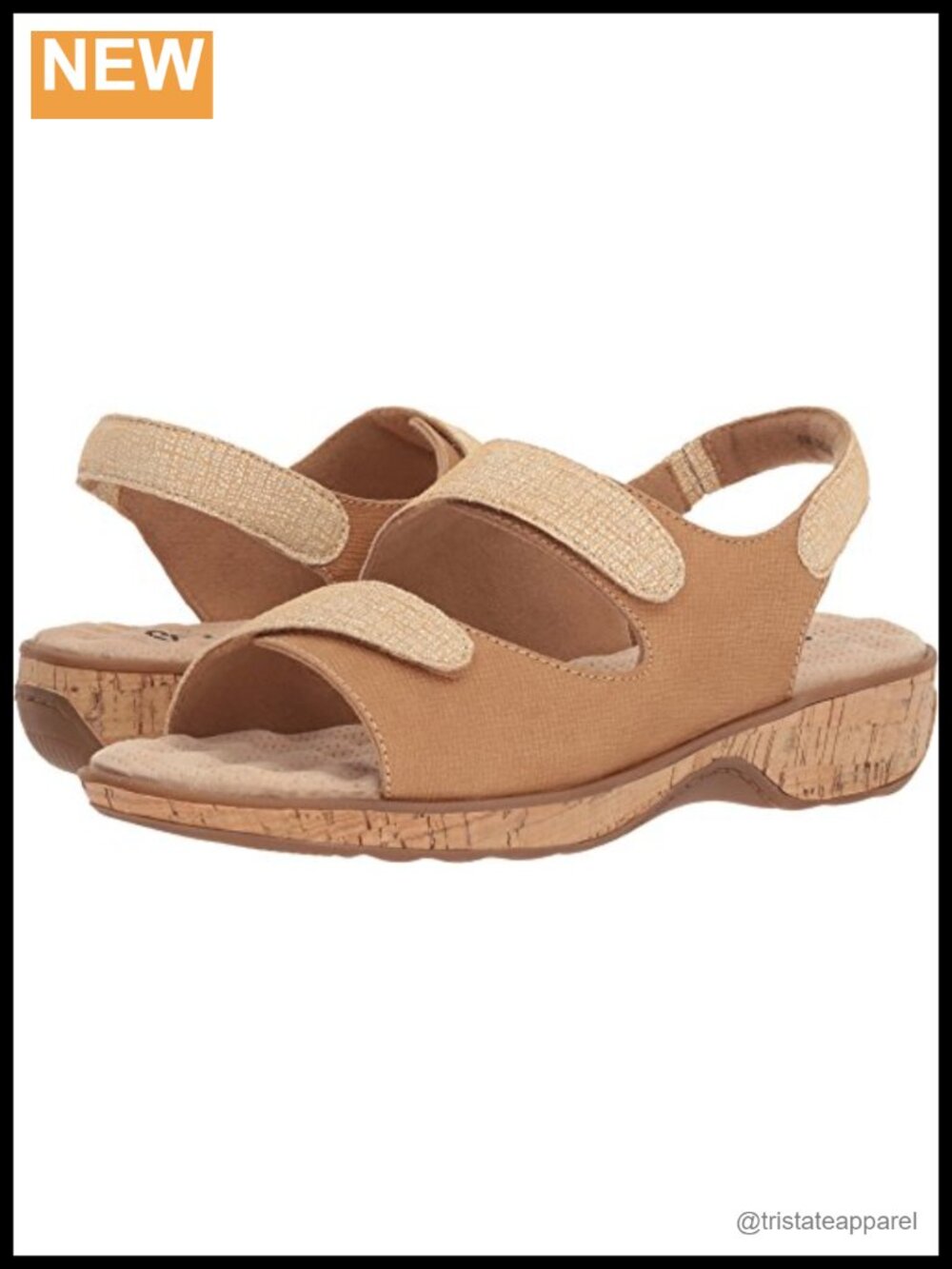 SoftWalk Women's Bolivia Leather Slingback Wedge Sandal